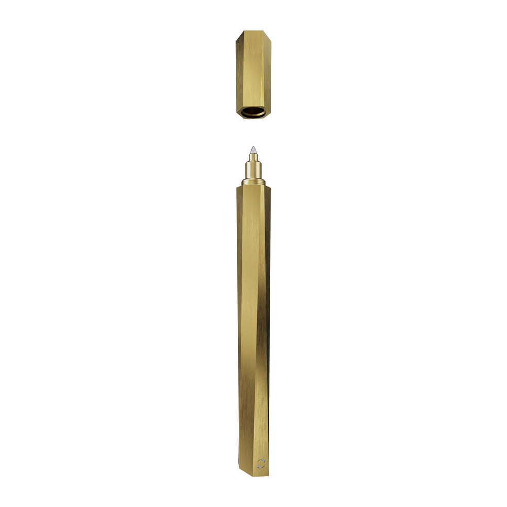 SHARD® Gold Titanium Luxury Pen (flat)