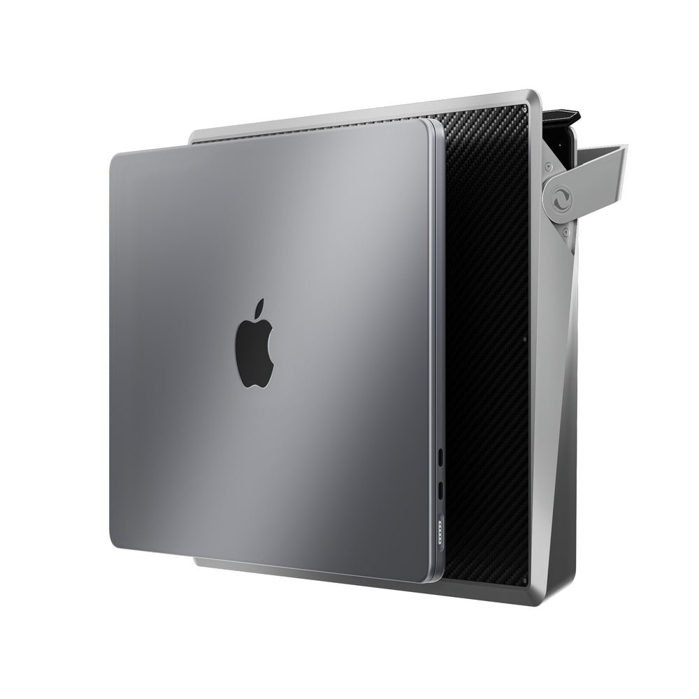 ZYRA® Aluminium Luxury Laptop Case & Stand (side 1)