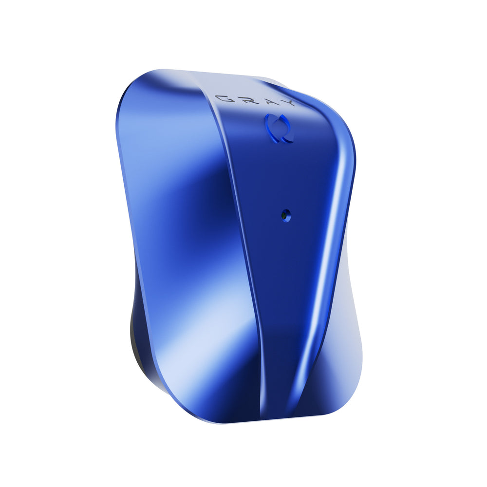 VIPER® Galactic Blue Aluminium Luxury AirPods Case (front)