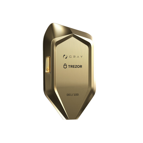 CORAZON® Gold Titanium Crypto Hardware Wallet