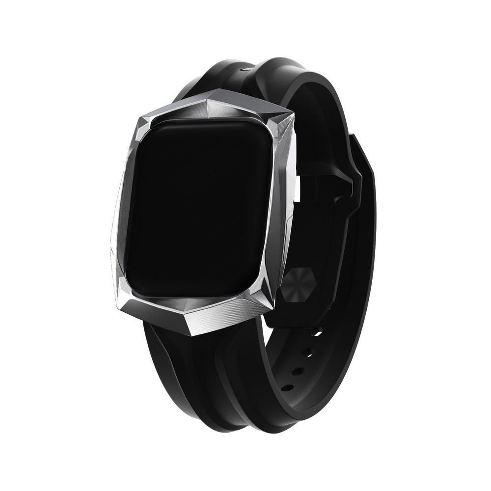 RESKAR® Titanium Apple Watch Series 4/5/6 Case & Band (front 1)