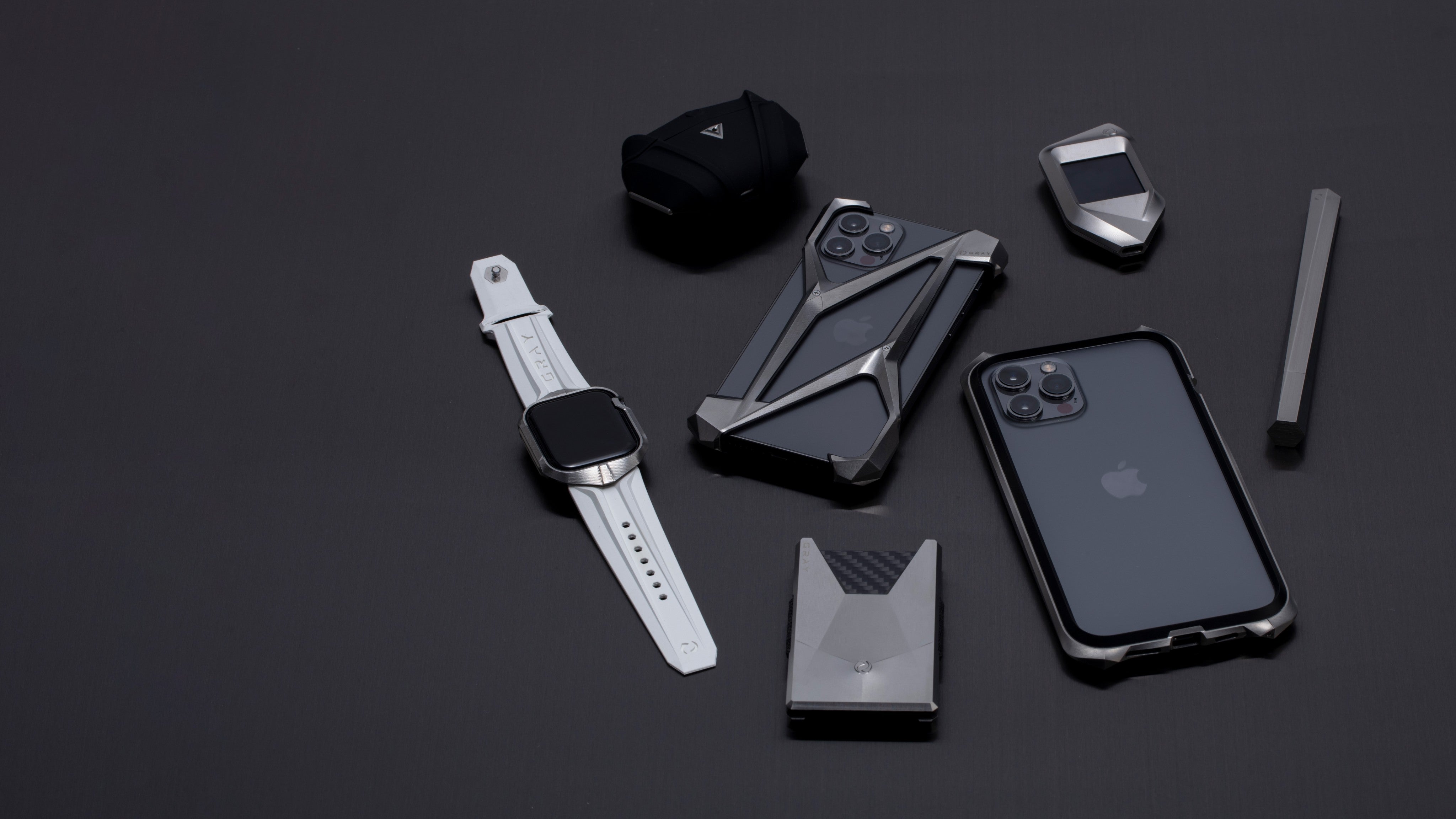 Luxury and Designer iPhone 12 Pro Max Metal Case - GRAY®